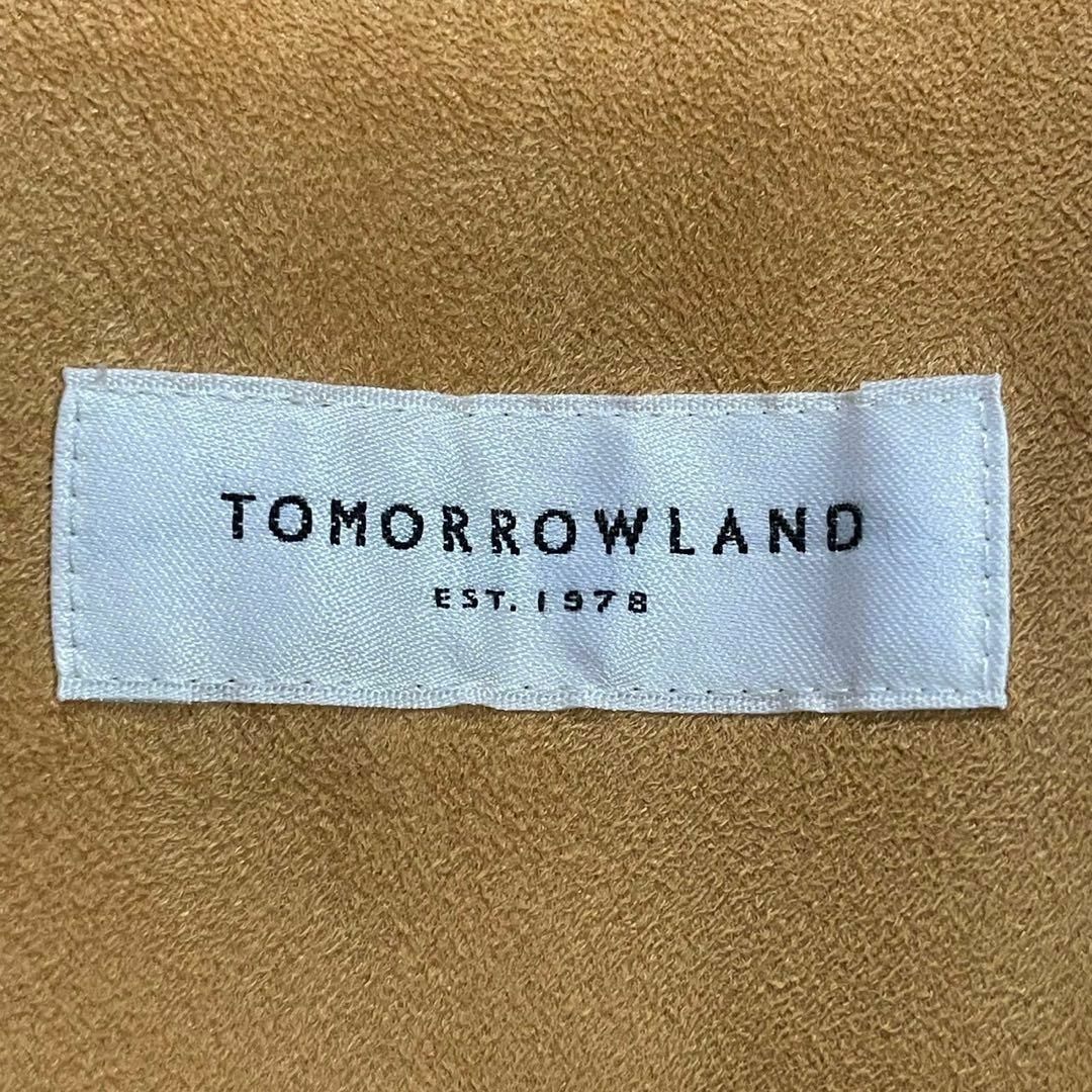 TOMORROWLAND(トゥモローランド)のTOMORROW LAND (34) 小さいサイズ 合皮 スエード スカート レディースのスカート(ひざ丈スカート)の商品写真