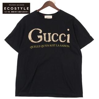 グッチ(Gucci)のグッチ 19AW 615044 グッチグリッタープリントTシャツ L(Tシャツ(半袖/袖なし))