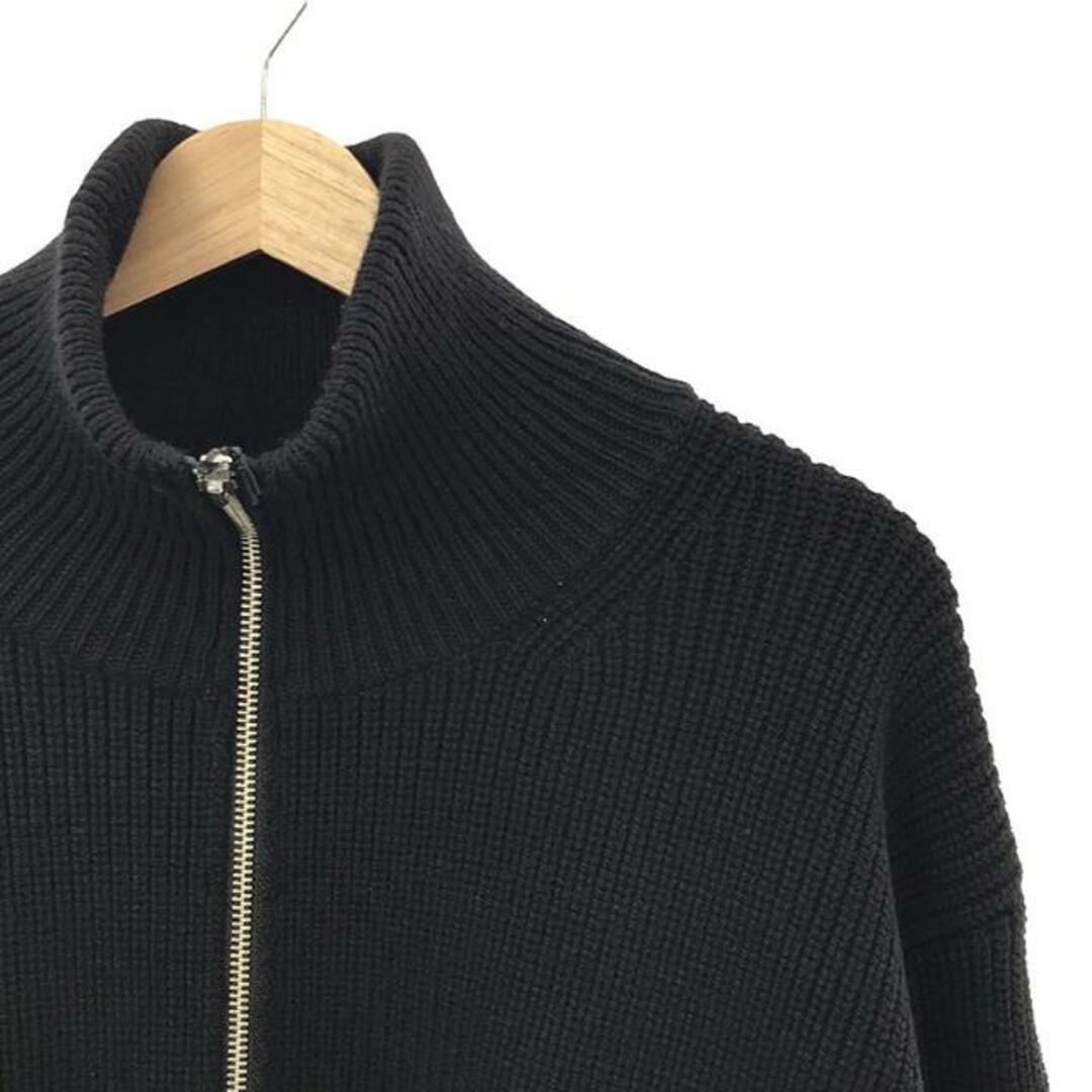 stein(シュタイン)の【新品】  stein / シュタイン | 2023AW | OVERSIZED DRIVERS KNIT ZIP JACKET オーバーサイズ ドライバーニット ジャケット | S | ブラック | メンズ メンズのジャケット/アウター(その他)の商品写真