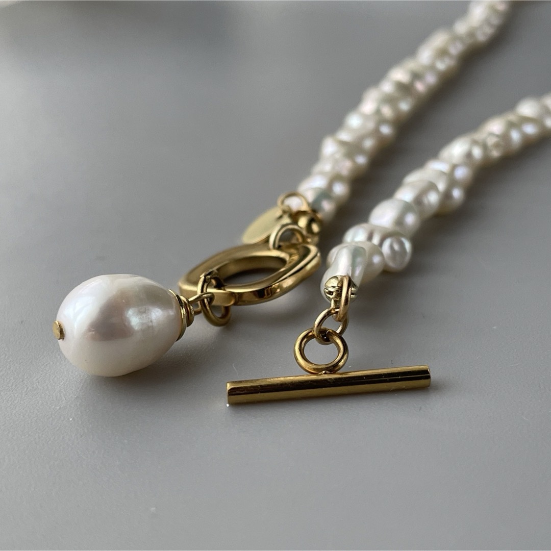 baroque pearl NC　アダムエロぺ ameri ete　お好きにも レディースのアクセサリー(ネックレス)の商品写真