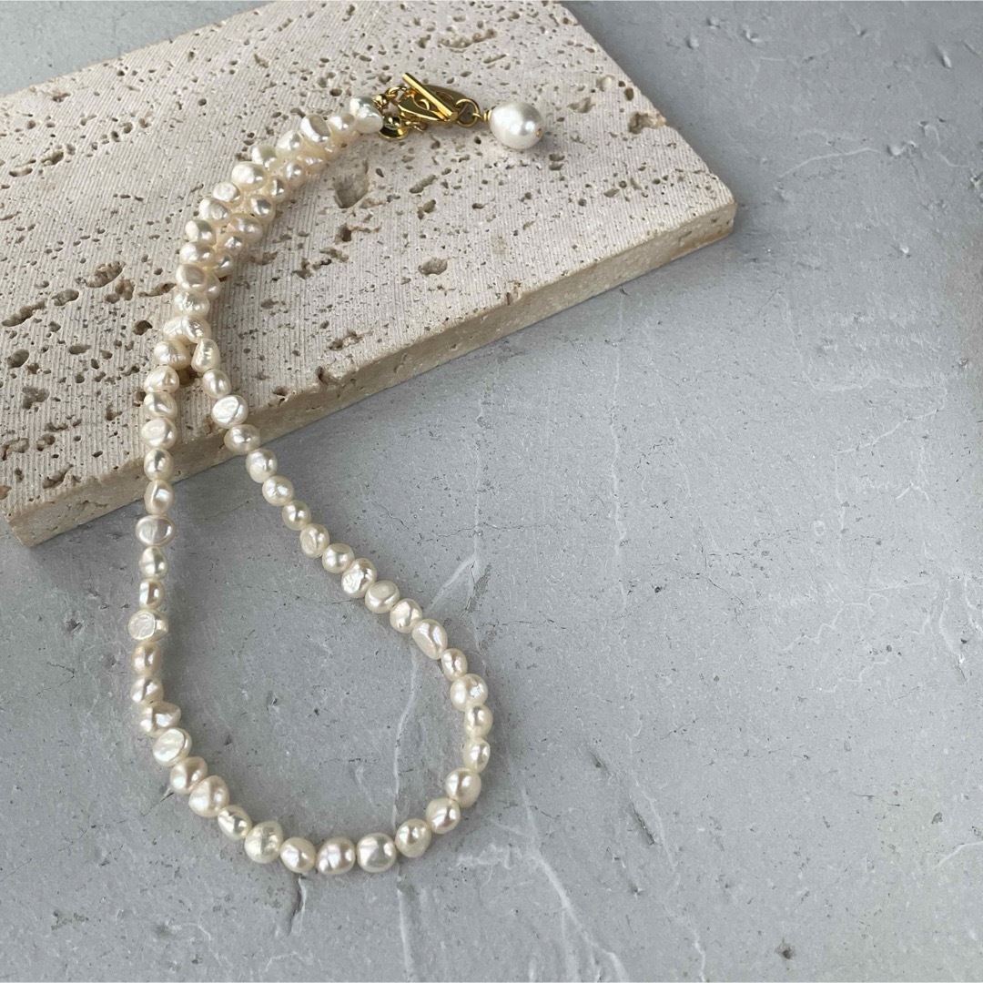 baroque pearl NC　アダムエロぺ ameri ete　お好きにも レディースのアクセサリー(ネックレス)の商品写真