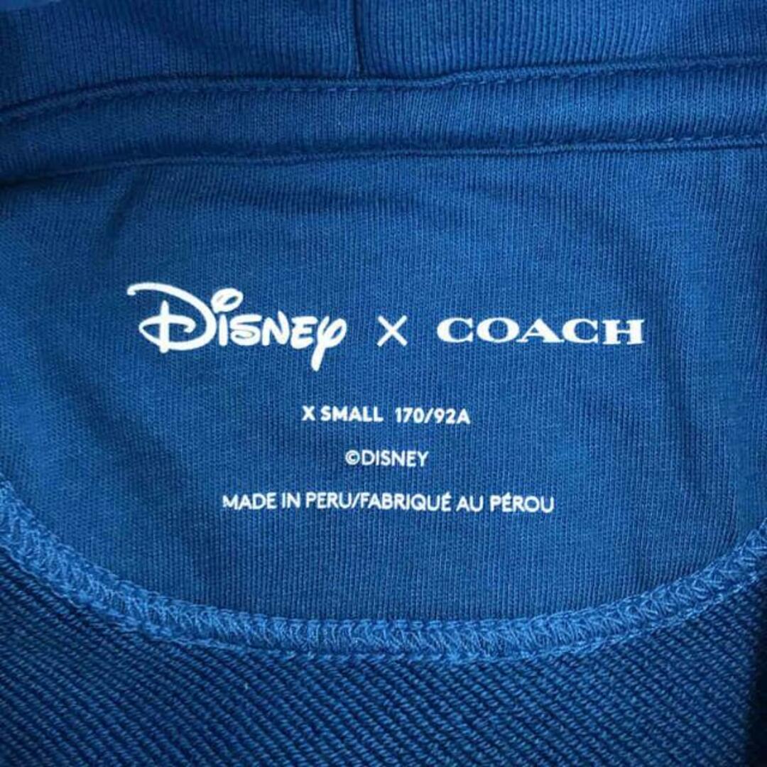 COACH(コーチ)のCOACH / コーチ | × Disney / ディズニー ミッキー スウェット プルオーバー パーカー | XS | ブルー | レディース レディースのトップス(トレーナー/スウェット)の商品写真