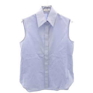 マディソンブルー(MADISONBLUE)のMADISON BLUE マディソンブルー 22SS SLEEVELESS TIE BL L.OX ノースリーブブラウスシャツ MB221-5024 ブルー 02(シャツ/ブラウス(半袖/袖なし))