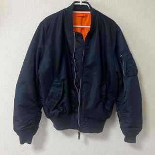 刺繍生産国90年代 アルファ ALPHA U.S.AIR FORCE MA-1 ARMAGEDDON アルマゲドン ミリタリー フライトジャケット USA製 X-LARGE メンズXL ヴィンテージ /evb003576