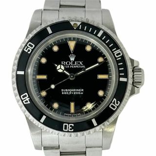 ロレックス(ROLEX)のROLEX ロレックス 5513 Submariner サブマリーナ ブラック R番 Cal.1520 自動巻き J55786(腕時計(アナログ))