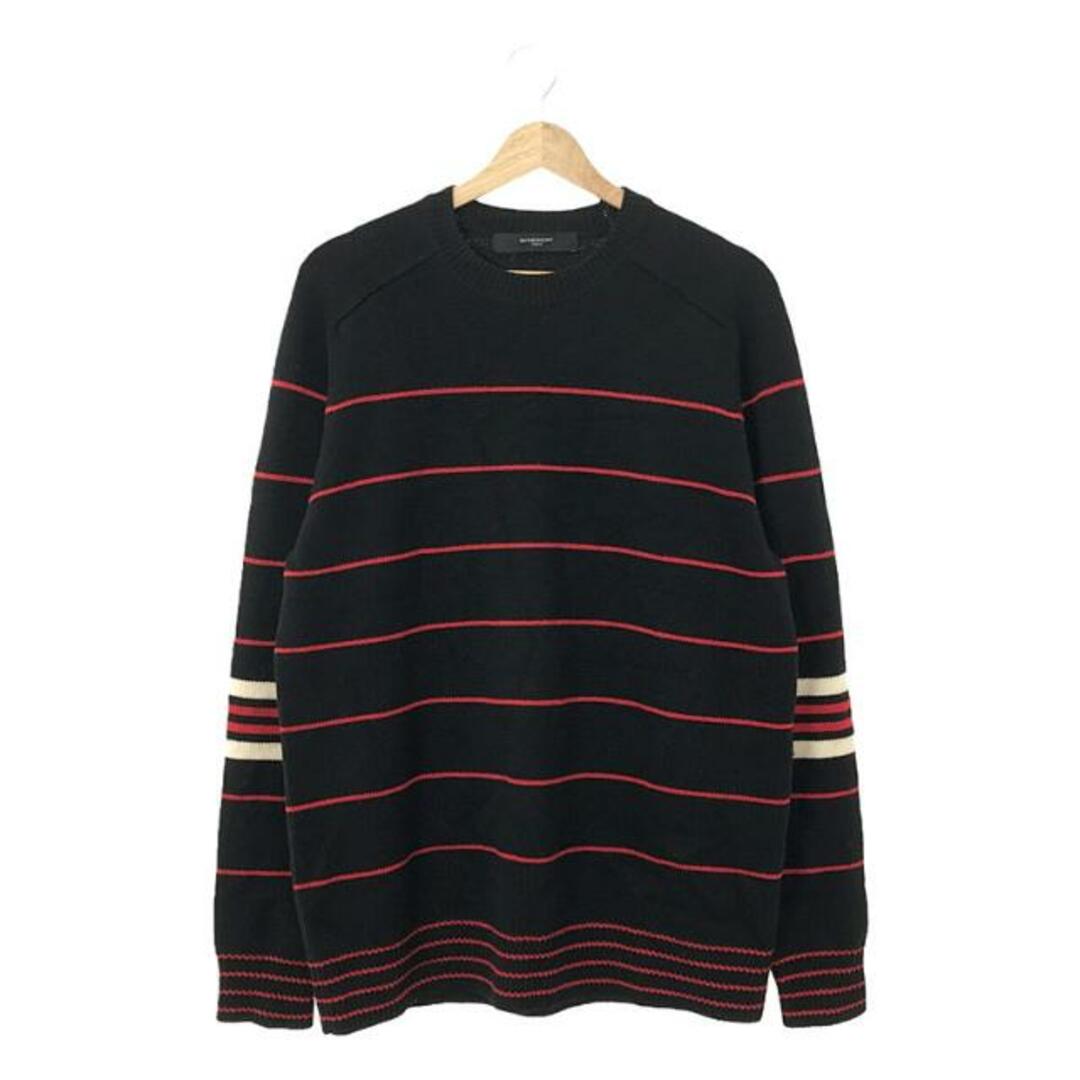 GIVENCHY / ジバンシィ | ウール ボーダー クルーネック ニット GIVENCHY / ジバンシィ | ウール ボーダー クルーネック ニット