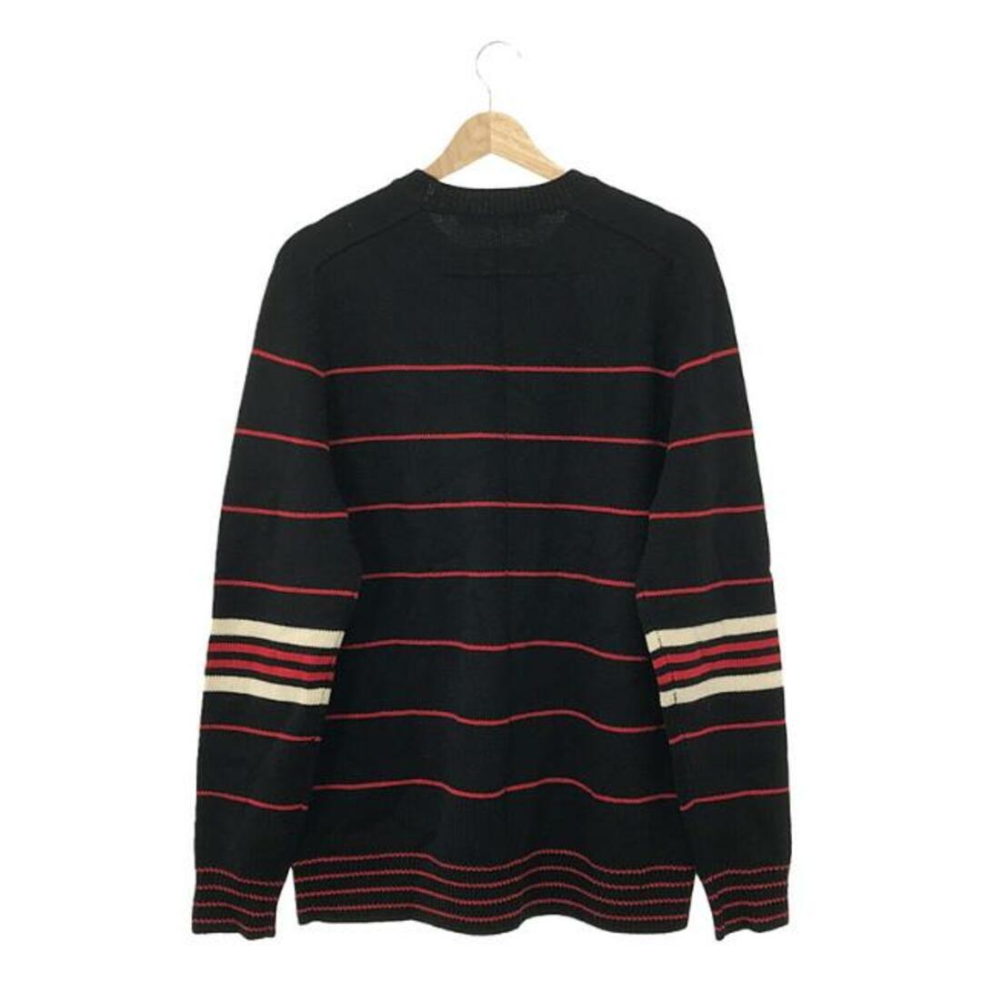 GIVENCHY / ジバンシィ | ウール ボーダー クルーネック ニット GIVENCHY / ジバンシィ | ウール ボーダー クルーネック ニット