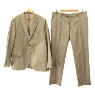 ラルディーニ(LARDINI)のLARDINI / ラルディーニ | セットアップ スーツ ウール コットン 3B テーラードジャケット スラックス | 52 | ブラウン / ホワイト | メンズ(その他)