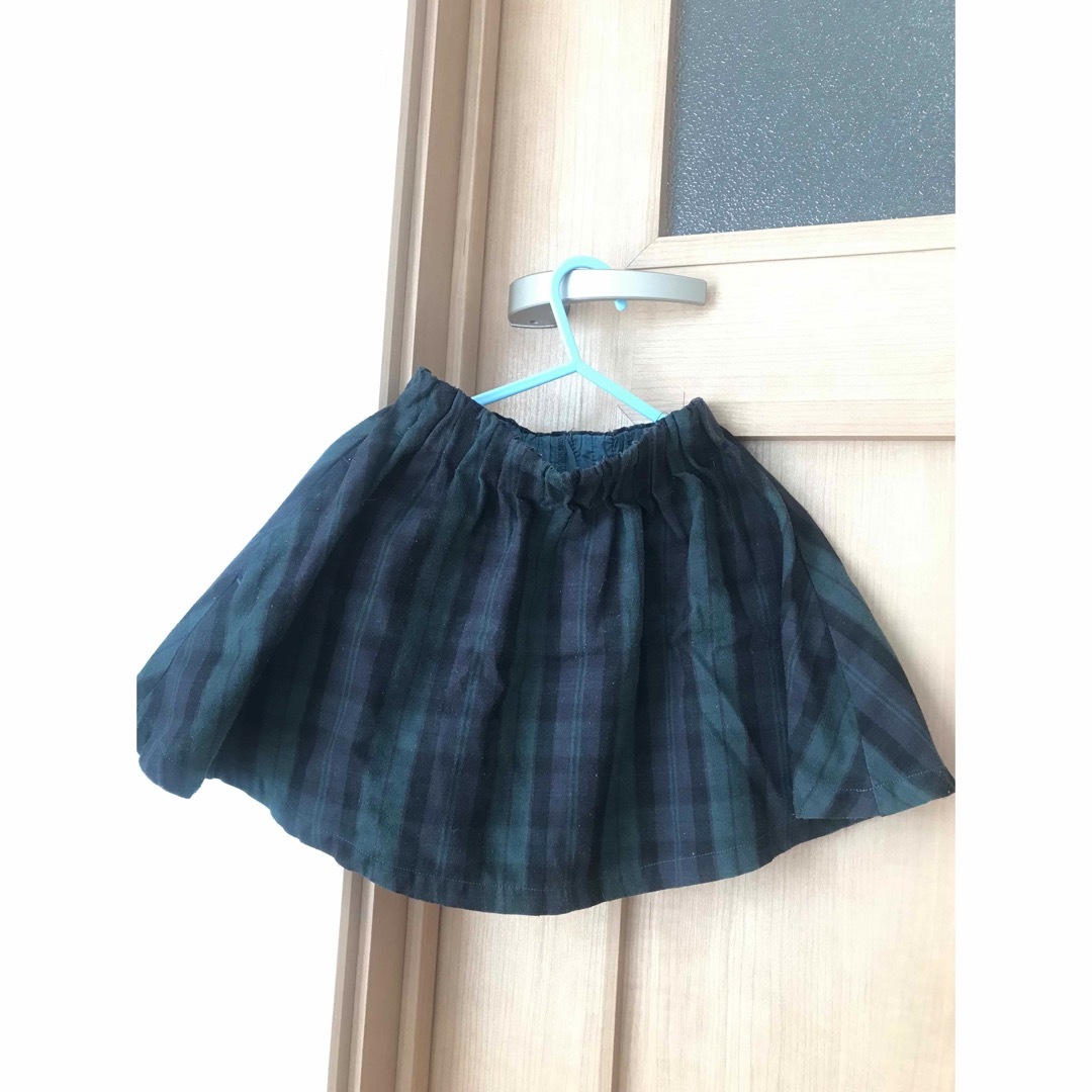 GLOBAL WORK(グローバルワーク)のGLOBAL WORK / キッズ女子 チェックスカート 90〜100cm キッズ/ベビー/マタニティのキッズ服女の子用(90cm~)(スカート)の商品写真