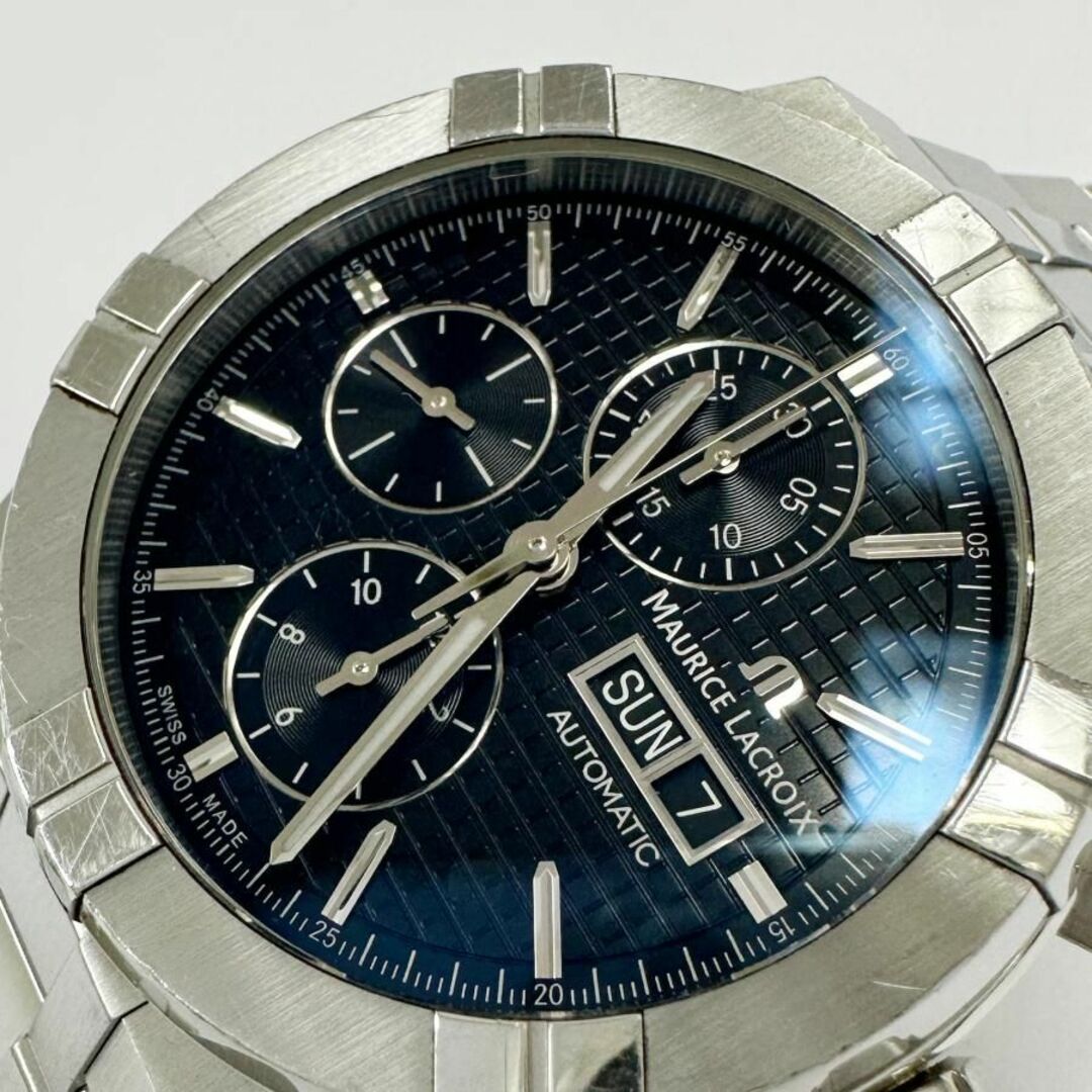 MAURICE LACROIX(モーリスラクロア)のMAURICE LACROIX モーリスラクロア AI6038 AIKON Automatic Chronograph アイコン オートマティック J56213 メンズの時計(腕時計(アナログ))の商品写真