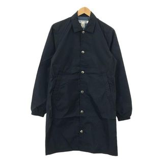 COMME des GARCONS SHIRT BOY / コムデギャルソンシャツボーイ | バックロゴ ナイロン ロング コーチコート | XS | ネイビー | メンズ(その他)