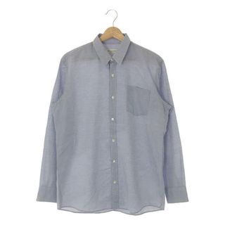 ドリスヴァンノッテン(DRIES VAN NOTEN)のDRIES VAN NOTEN / ドリスヴァンノッテン | コットン レギュラーカラーシャツ | 50 | ブルー | メンズ(Tシャツ/カットソー(七分/長袖))