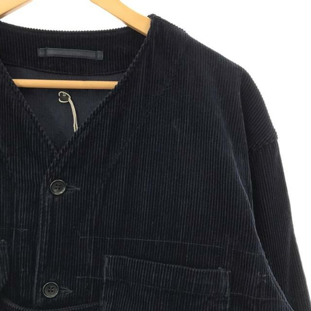 Engineered Garments(エンジニアードガーメンツ)の【美品】  Engineered Garments / エンジニアドガーメンツ | 2022AW | セットアップ 8W Corduroy Cardigan Jacket /  コーデュロイ カーディガン ジャケット / イージーパンツ | S | ネイビー | メンズ メンズのジャケット/アウター(その他)の商品写真