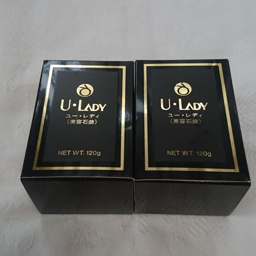 U-LADY ユーレディ 新品 美容石鹸 メイク落とし 120g 2個セット コスメ/美容のスキンケア/基礎化粧品(洗顔料)の商品写真