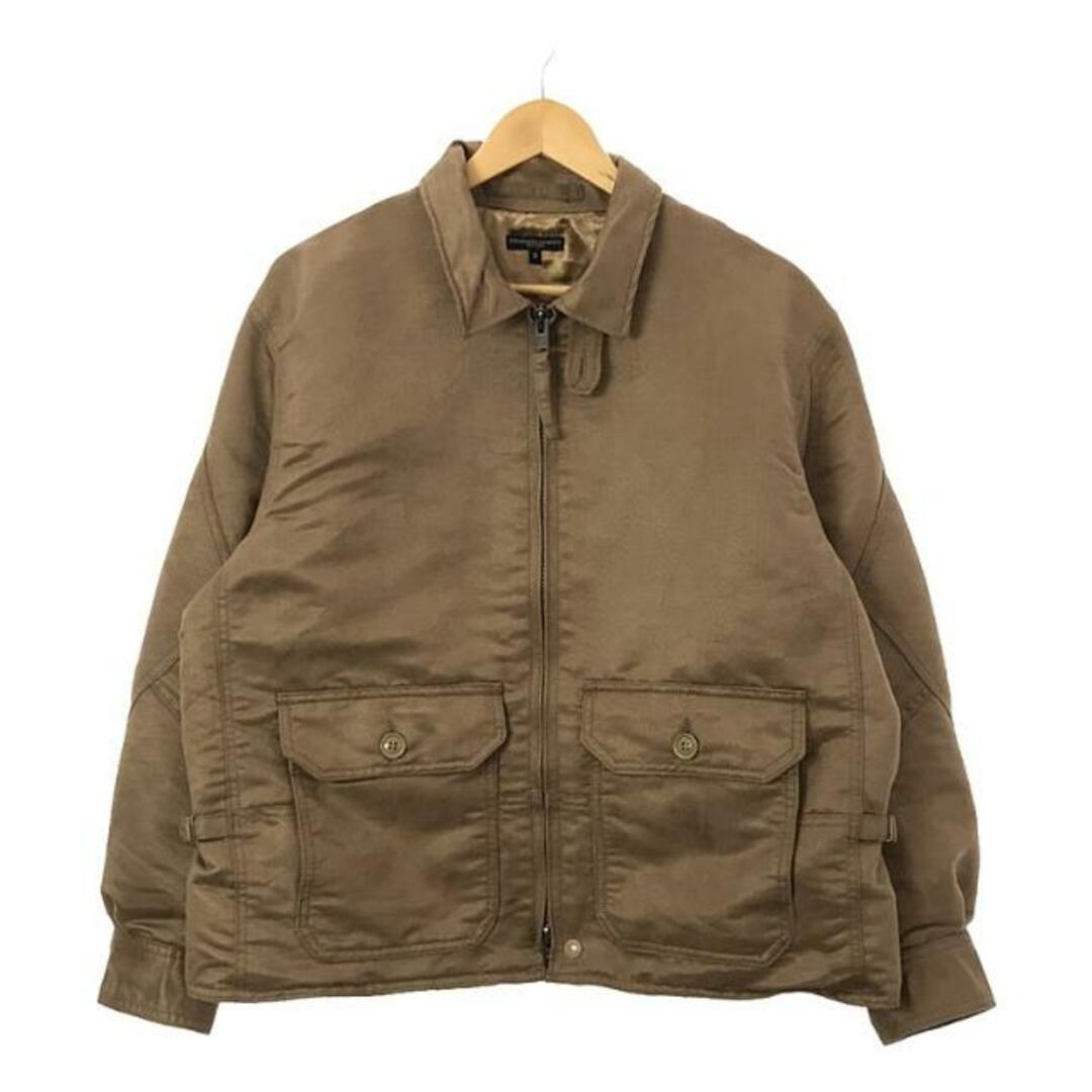 【美品】 Engineered Garments / エンジニアドガーメンツ | G8 Jacket-Polyester Fake Suede /  チンストラップ 中綿 オーバーブルゾン ジャケット | S | ブラウン | メンズ | フリマアプリ ラクマ