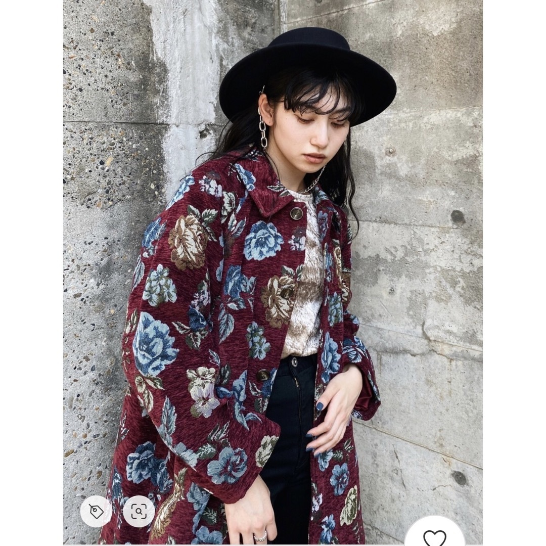 moussy(マウジー)のmoussy  ベロアトップス レディースのトップス(Tシャツ(半袖/袖なし))の商品写真