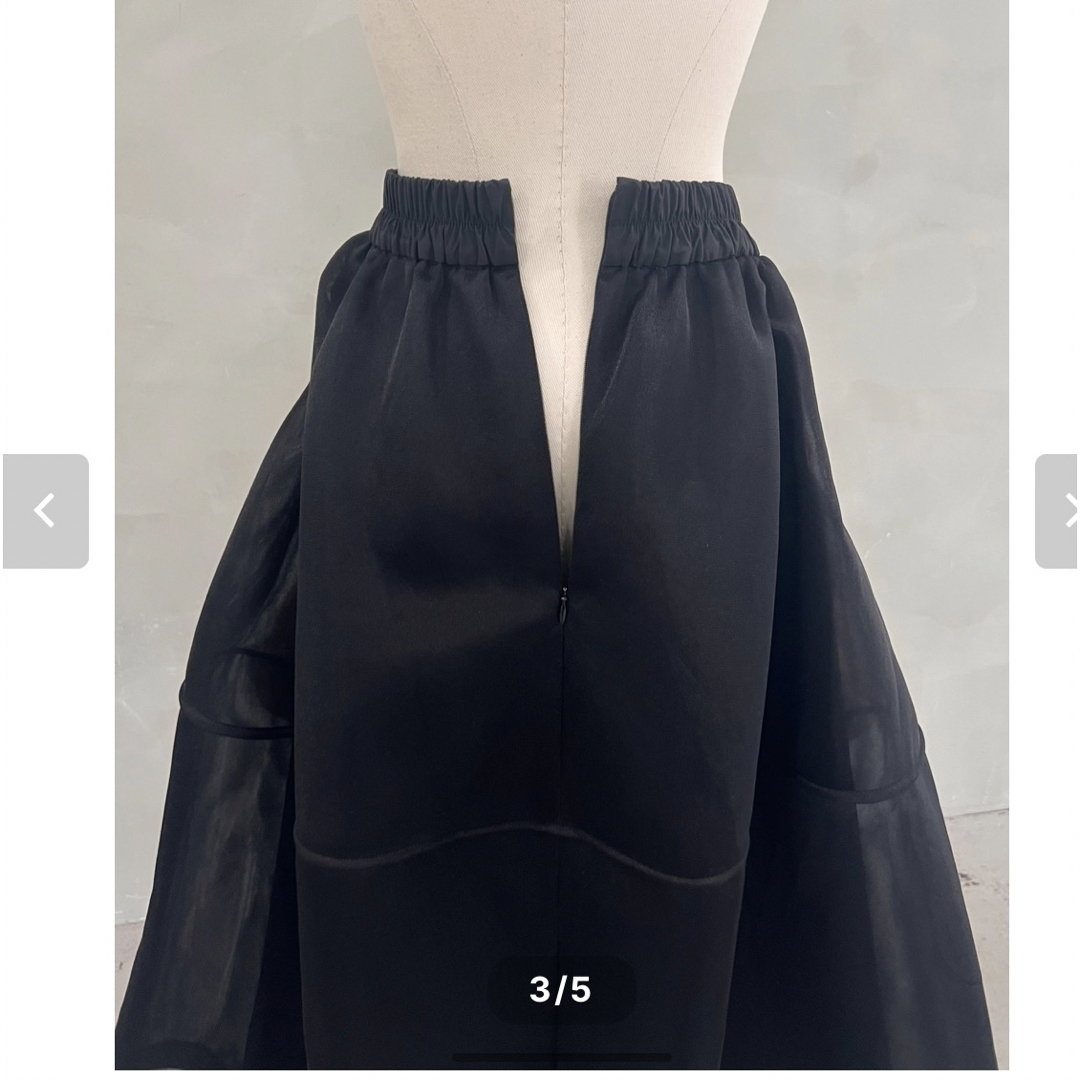 lig. sheer volume skirt Ssize 新品未使用 レディースのスカート(ロングスカート)の商品写真