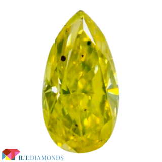 FANCY DEEP GREENISH YELLOW 0.400ct PS(その他)