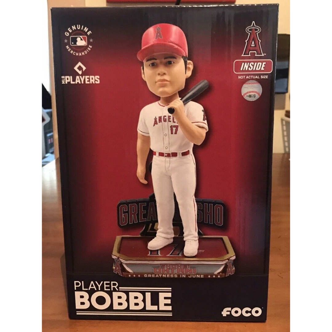 216個限定 大谷翔平 6月ボブルヘッド MLB エンゼルス 216個限定 大谷翔平 6月ボブルヘッド MLB エンゼルス