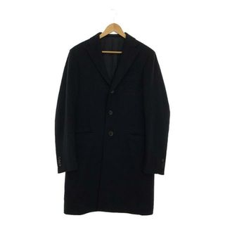 リングヂャケット(RING JACKET)のRING JACKET / リングジャケット | cashmere 100％ / カシミヤ シングル チェスターコート / 総裏地 | 48 | ネイビー | メンズ(その他)