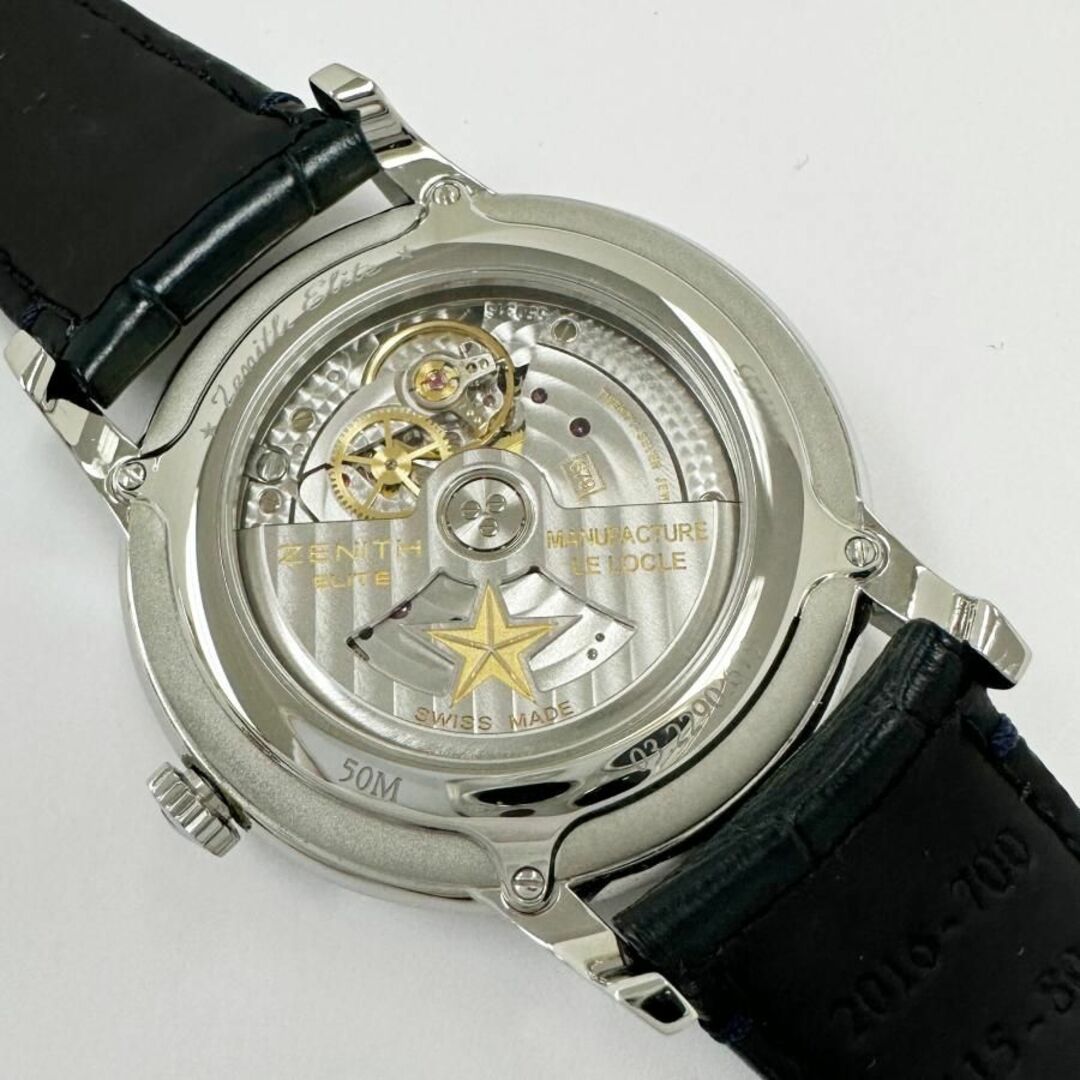 ZENITH(ゼニス)のZENITH ゼニス 03.2290.679/51.C700 Elite Classic エリート クラシック ブルー 自動巻き J56911 メンズの時計(腕時計(アナログ))の商品写真