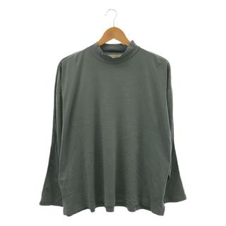 ヨーク(YOKE)のYOKE / ヨーク | 2021SS | Mock Neck Piping Long Sleeves T-Shirt カットソー | 1 | アイスグリーン | メンズ(Tシャツ/カットソー(七分/長袖))