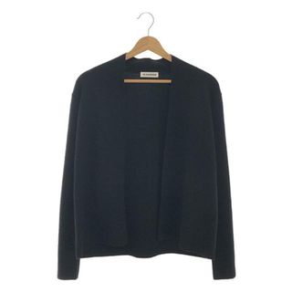 ジルサンダー(Jil Sander)の【美品】  JIL SANDER / ジルサンダー | カシミヤ ボタンレス ハイゲージ ニットカーディガン | 36 | ブラック | レディース(カーディガン)