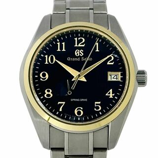 セイコー(SEIKO)のSEIKO セイコー SBGA432 GRAND SEIKO グランドセイコー ブラック 自動巻き J56379(腕時計(アナログ))