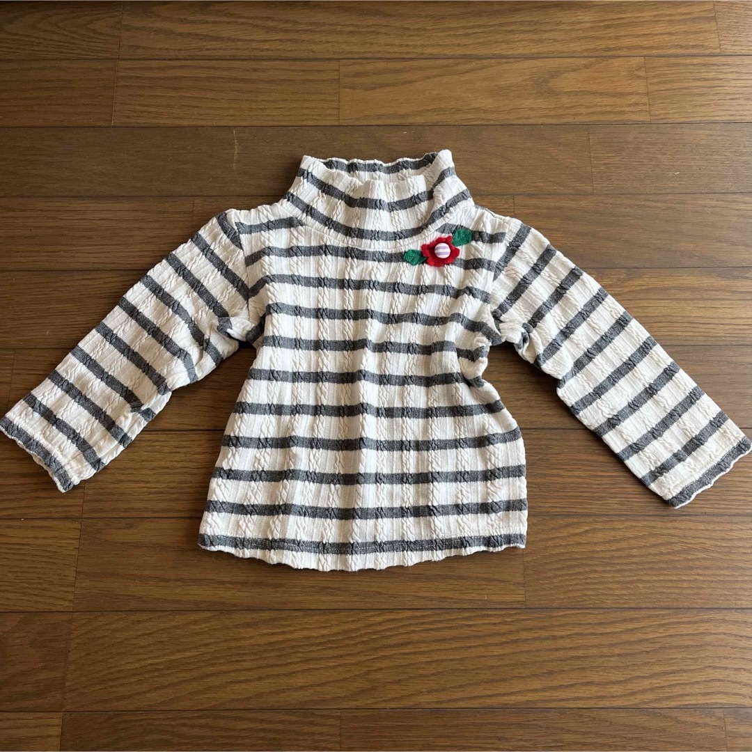 Petit jam(プチジャム)のpetit jam＊リブニット 90 キッズ/ベビー/マタニティのキッズ服女の子用(90cm~)(ニット)の商品写真