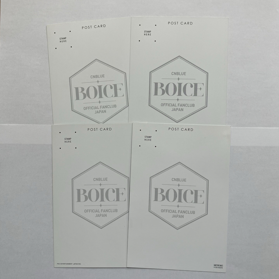 CNBLUE(シーエヌブルー)のCNBLUE BOICE ヨンファ ポストカード 4枚セット エンタメ/ホビーのタレントグッズ(ミュージシャン)の商品写真