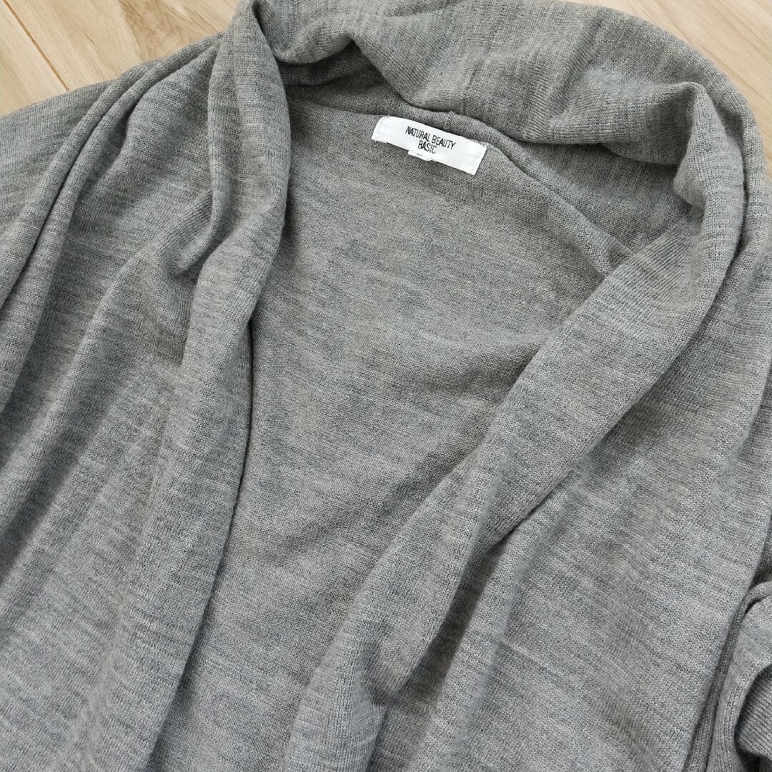 NATURAL BEAUTY BASIC(ナチュラルビューティーベーシック)のNATURAL BEAUTY BASIC カーディガン WOOL レディースのトップス(カーディガン)の商品写真