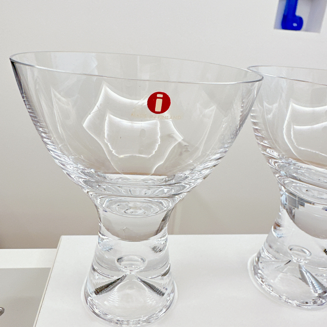 希少 ヴィンテージ iittala タピオ サケグラス カクテルグラス ワイン