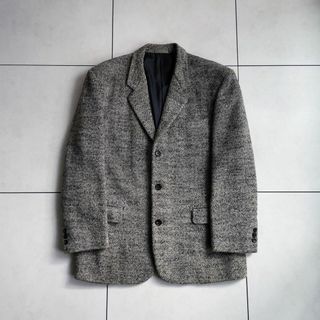 コムデギャルソンオム(COMME des GARCONS HOMME)の【COMME des GARCONS HOMME】ツイード テーラードジャケット(テーラードジャケット)