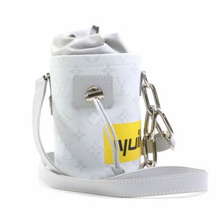 ルイヴィトン(LOUIS VUITTON)のルイ ヴィトン LOUIS VUITTON 斜め掛けショルダーバッグ ホワイトモノグラム チョーク ナノバッグ/ホワイトモノグラム ブロン メンズ M44631 送料無料【中古】 99828g(ショルダーバッグ)