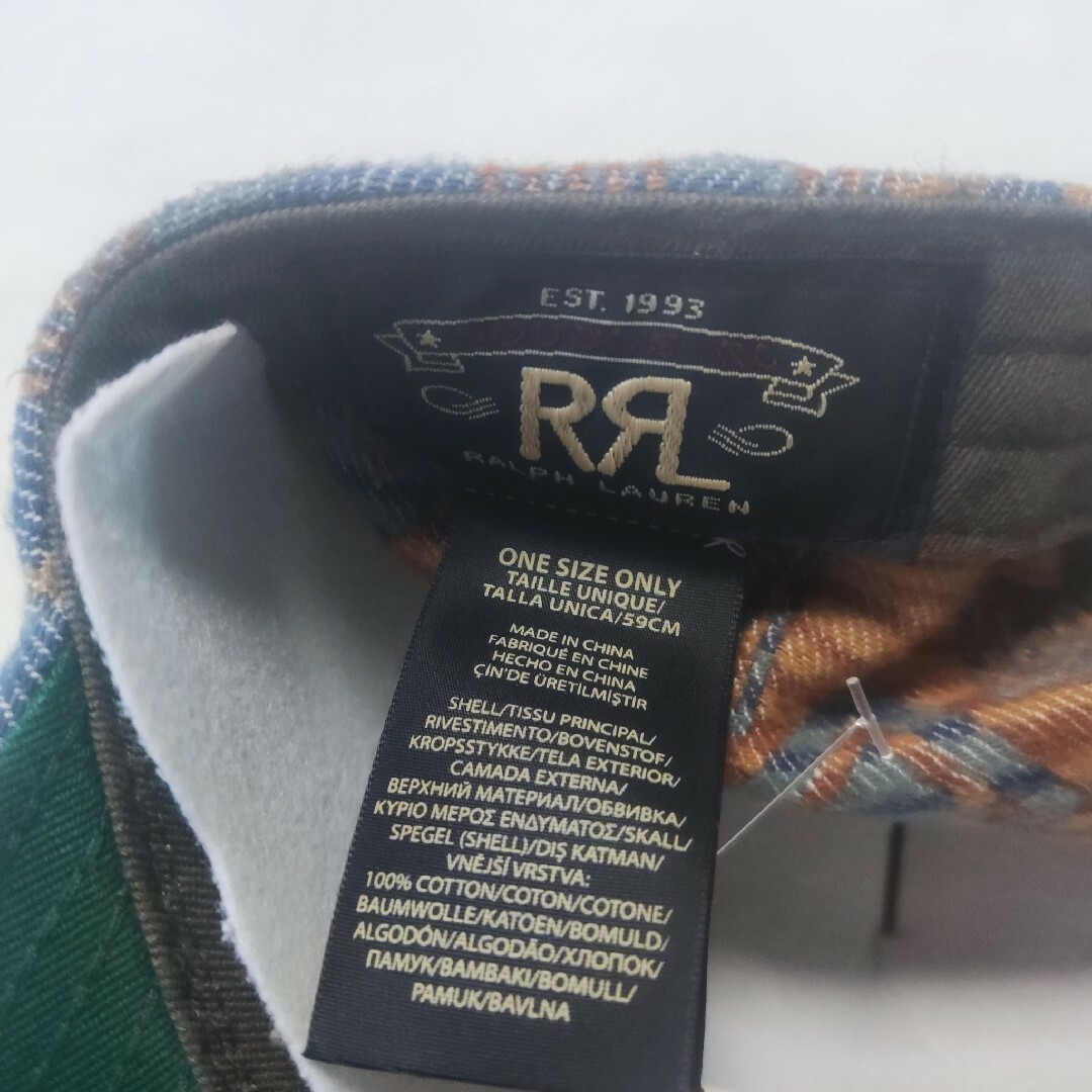 【新品未使用】RRL 1930s COTTON BLANKET BALL CAP