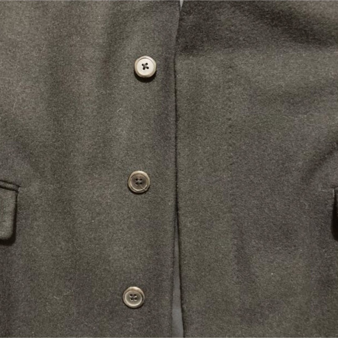 LAD MUSICIAN(ラッドミュージシャン)のLAD MUSICIAN ノーカラー チェスターコート メンズのジャケット/アウター(チェスターコート)の商品写真