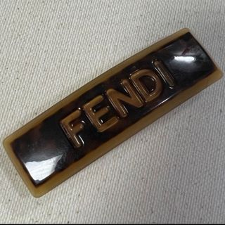 フェンディ(FENDI)のFENDI フェンディ ヴィンテージ ロゴ バレッタ (バレッタ/ヘアクリップ)