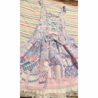 アンジェリックプリティー(Angelic Pretty)のラッピングハートサロペット(サロペット/オーバーオール)