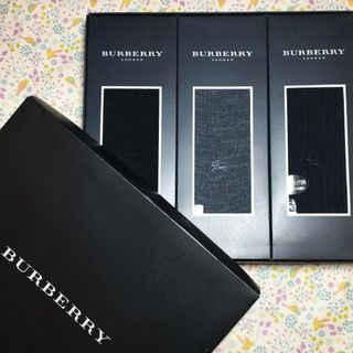 バーバリー(BURBERRY)の【未使用】バーバリー／ビジネスソック ３足セット(ソックス)