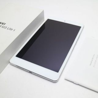 アンドロイド(ANDROID)の新品同様 701HW MediaPad M3 Lite s ホワイト  M555(タブレット)