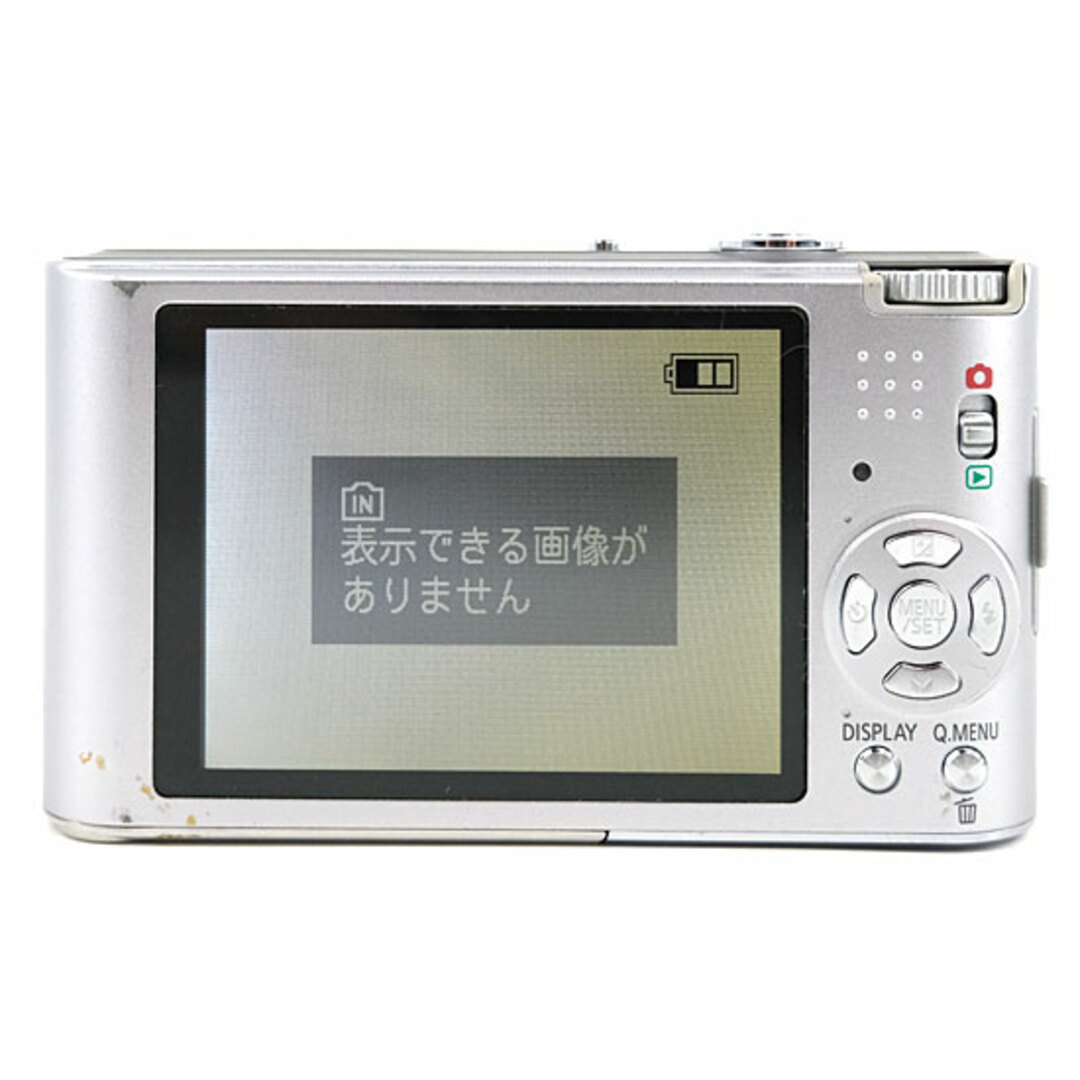 Panasonic(パナソニック)のPanasonic　LUMIX DMC-FX60-S　シルバー/1270万画素　液晶画面いたみ スマホ/家電/カメラのカメラ(コンパクトデジタルカメラ)の商品写真