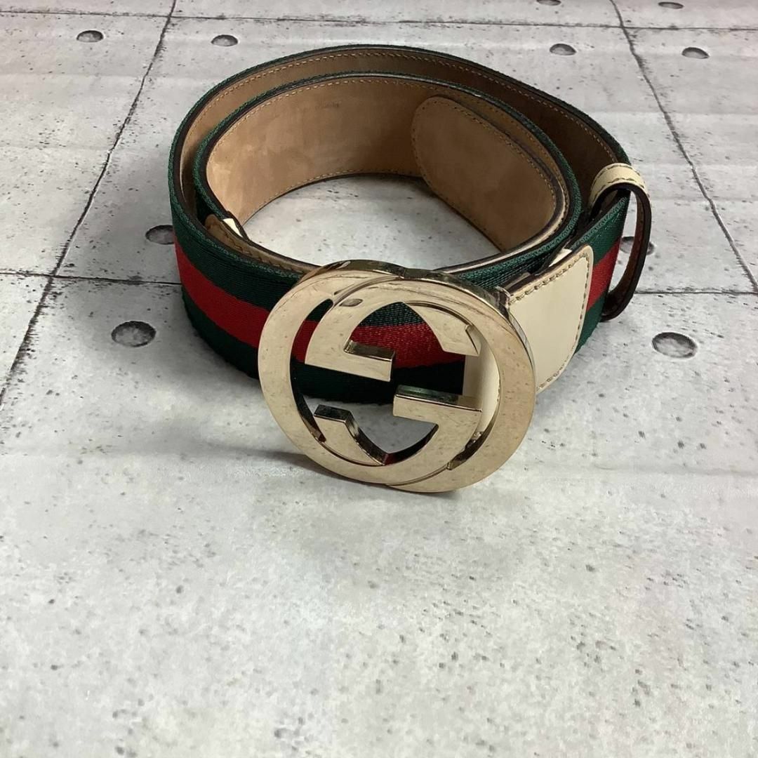 Gucci - グッチ GG インターロッキング GUCCI ゴールド バックル