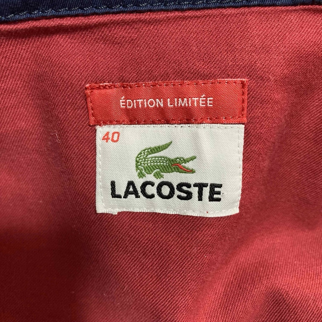 LACOSTE(ラコステ)のLACOSTE アウター　ネイビー　コート レディースのジャケット/アウター(チェスターコート)の商品写真