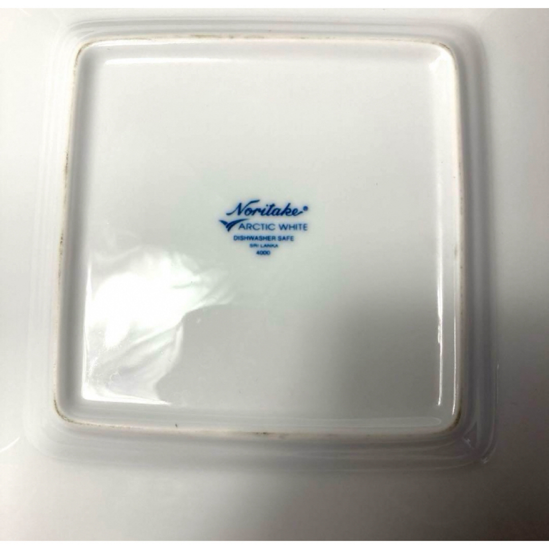 Noritake(ノリタケ)のノリタケ　ホワイト皿　ARCTIC WHITE 正方形　20.3cm 16枚 インテリア/住まい/日用品のキッチン/食器(食器)の商品写真