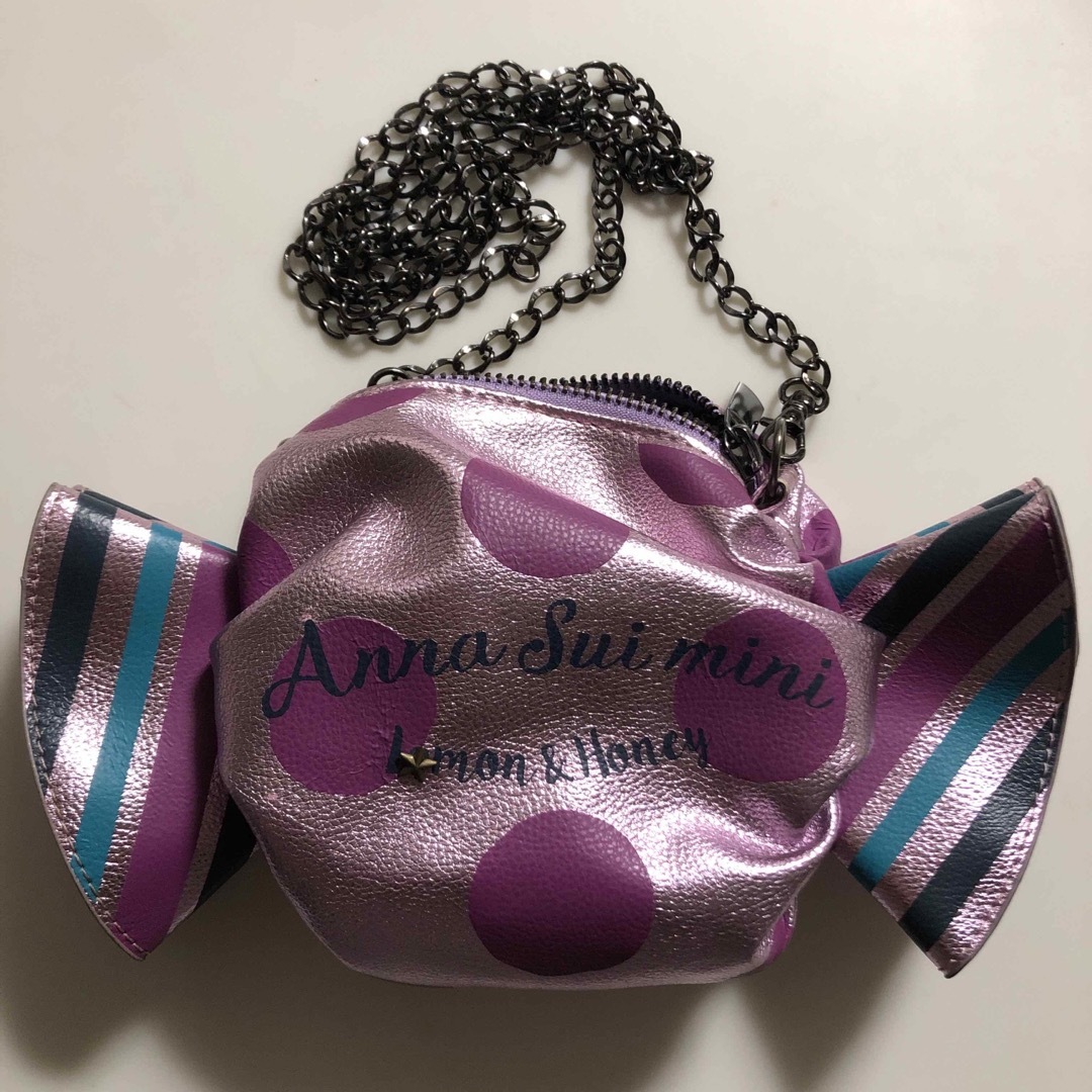 ANNA SUI mini(アナスイミニ)のANNA SUI Mini アナスイミニ 中古 ショルダー ポシェット バッグ キッズ/ベビー/マタニティのこども用バッグ(ポシェット)の商品写真