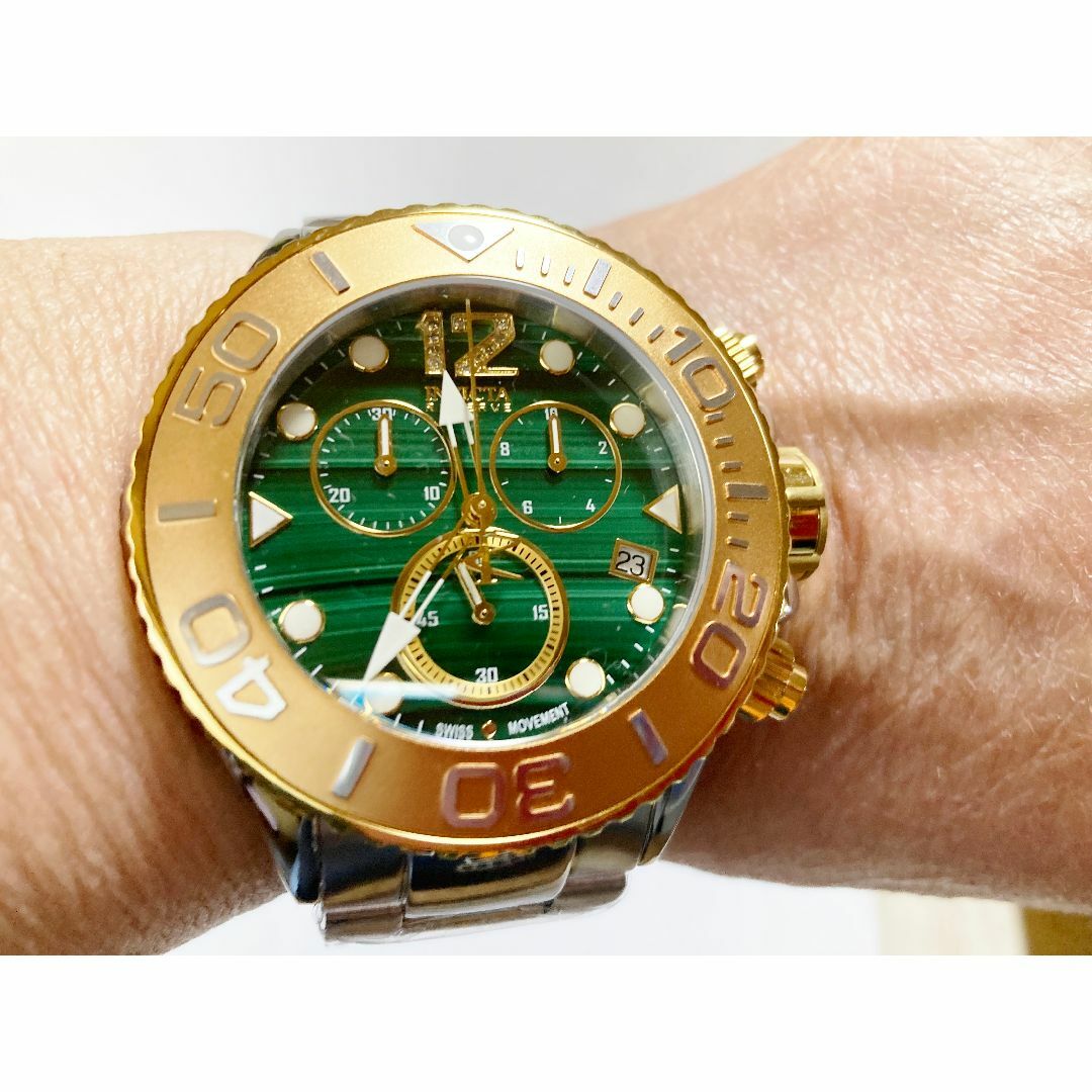 INVICTA(インビクタ)の定価55万★ダイヤモンドX天然石文字版★Reserve★Invicta メンズの時計(腕時計(アナログ))の商品写真