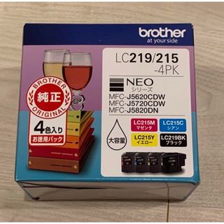 ブラザー(brother)の【純正品】brother LC219/215-4PK(PC周辺機器)