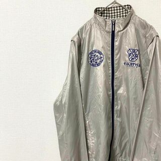 フィラ(FILA)のトラックジャケット ベスト フィラゴルフ 刺繍ロゴ チェック 2way L(ウエア)