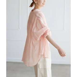 スローブイエナ(SLOBE IENA)の美品 Slobe iena ラミーギャザーシャツ(シャツ/ブラウス(長袖/七分))