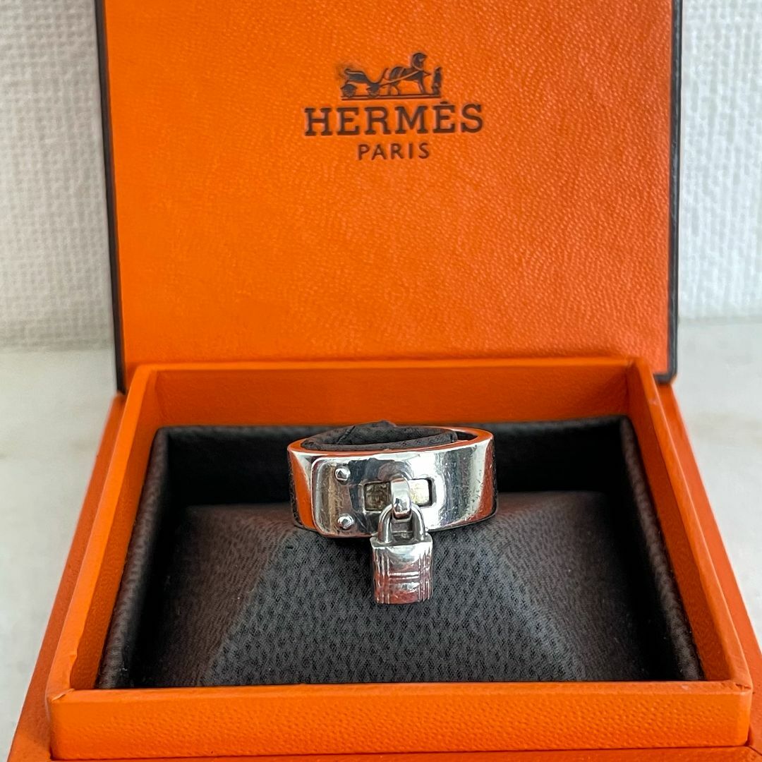 Hermes(エルメス)のHERMES エルメス シルバー925 ケリーリング  箱付 指輪 ☆正規品 レディースのアクセサリー(リング(指輪))の商品写真